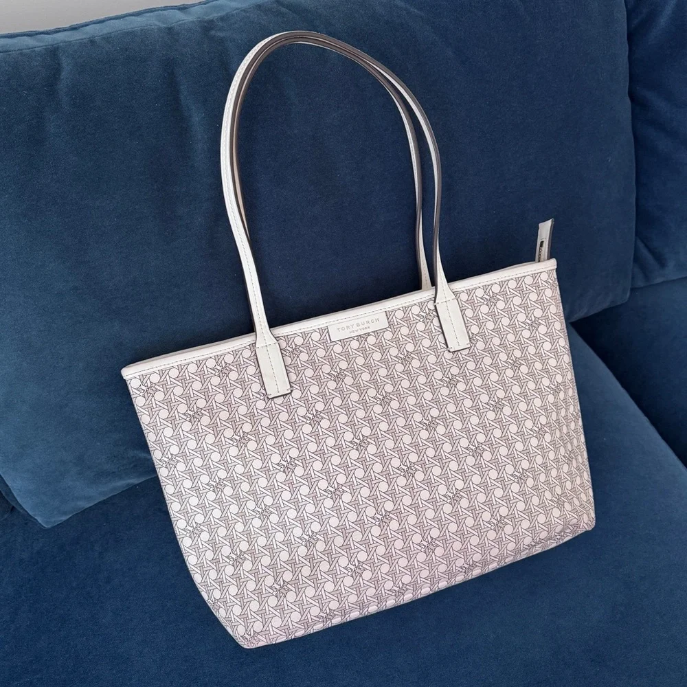 Tory Burch‎ small Ever-Ready tote bag ivory white